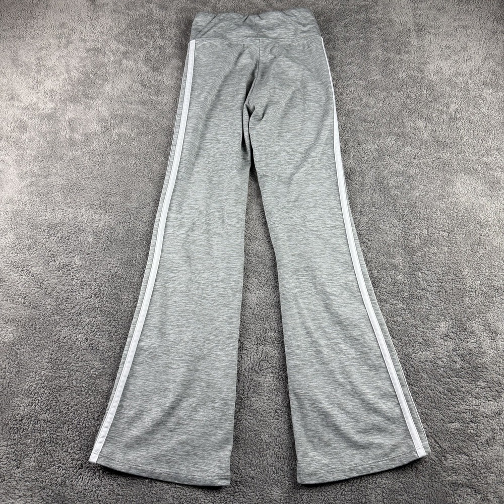 Adidas Leggings Girls Medium 10/12 Gray Slim Wide Track‎ Active Running Gym
